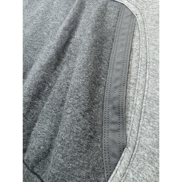 Nike Air Chest Hit Fleece Pocketed Hoodie Silver/Gray Pullover Mens XL - Picture 3 of 8